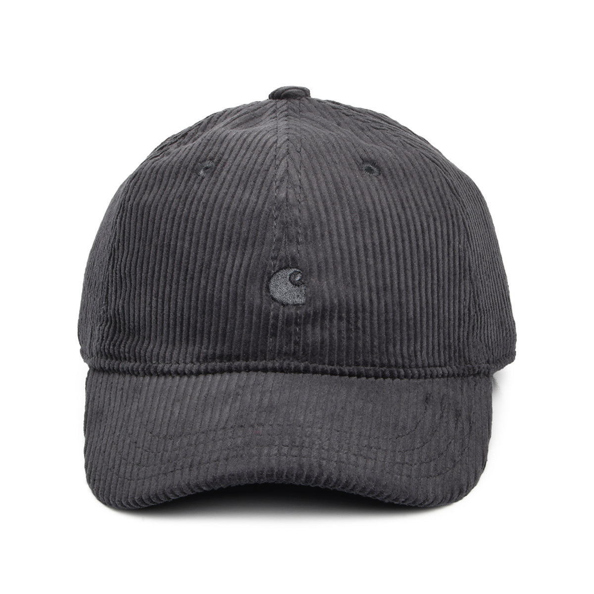 Casquette en Velours Côtelé Large Harlem graphite CARHARTT WIP