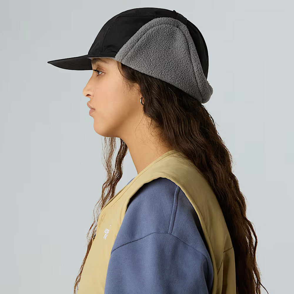 Casquette 5 Panel Hydrofuge Avec Protège-Oreilles Yumiori noir-gris THE NORTH FACE