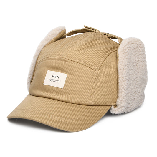 Casquette 5 Panel Avec Protège-Oreilles Hafnar sable BARTS