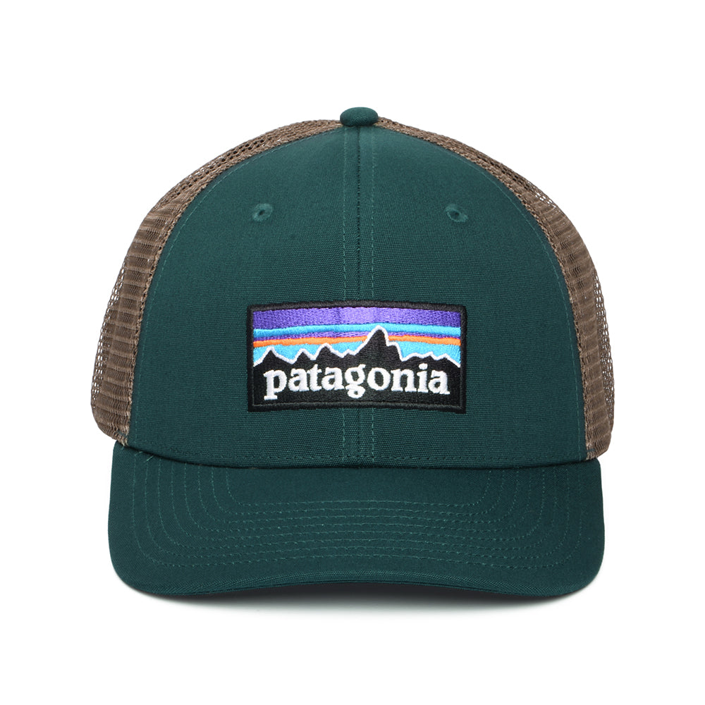 Casquette Trucker en Coton Bio P-6 Logo vert foncé PATAGONIA