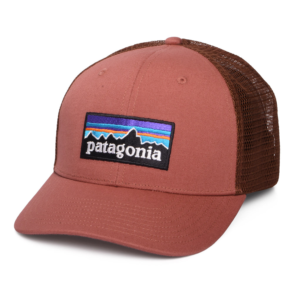 Casquette Trucker en Coton Bio P-6 Logo argile PATAGONIA