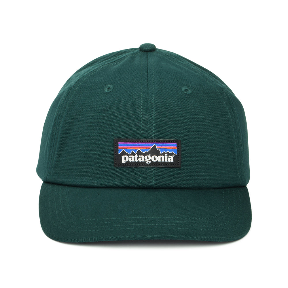 Casquette en Coton Bio P-6 Label Trad vert foncé PATAGONIA
