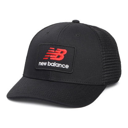 Casquette Trucker NB Stacked Patch Logo noir NEW BALANCE