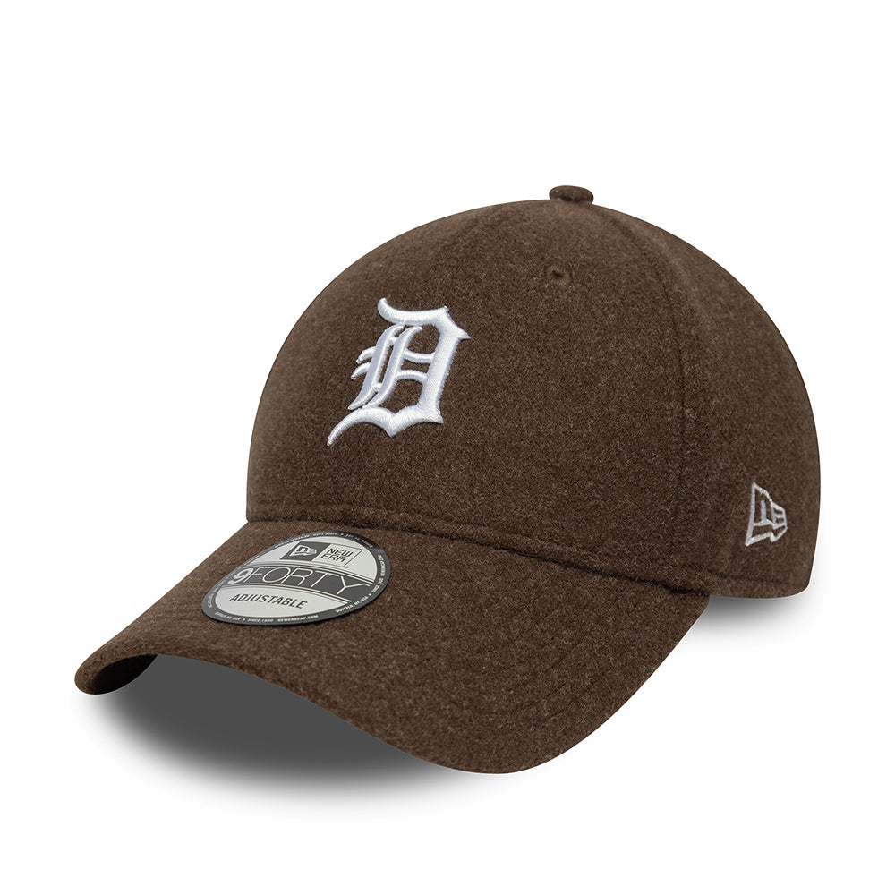 Casquette 9FORTY MLB Melton Detroit Tigers marron-blanc NEW ERA