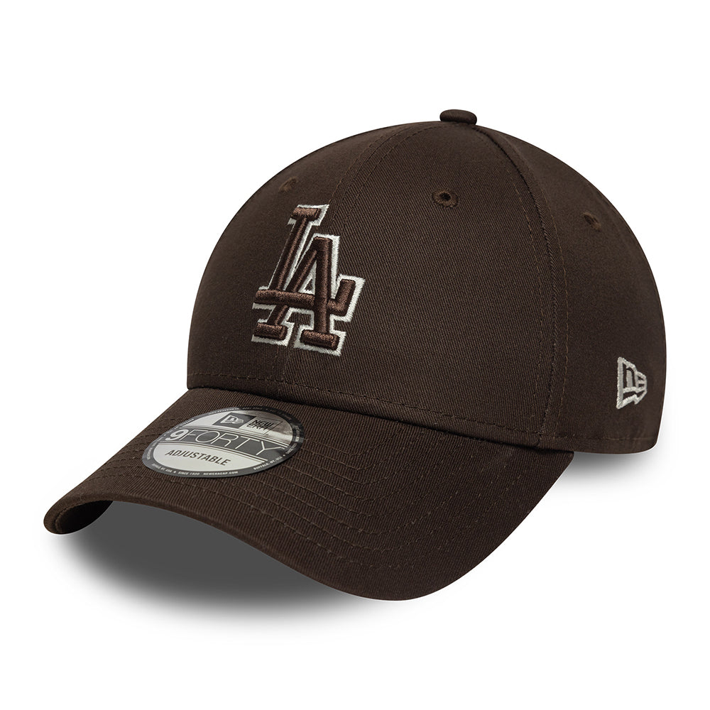 Casquette 9FORTY MLB Team Outline L.A. Dodgers marron-pierre NEW ERA