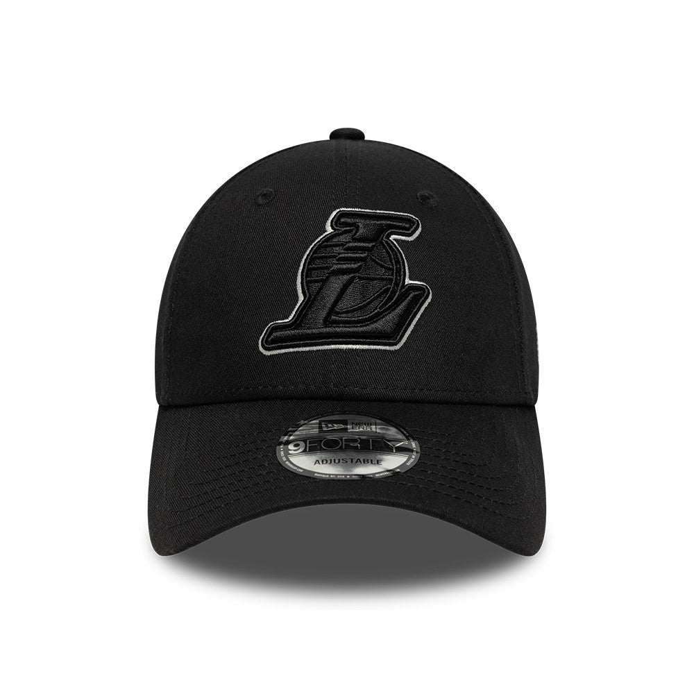 Casquette 9FORTY NBA Team Outline L.A. Lakers noir-blanc NEW ERA