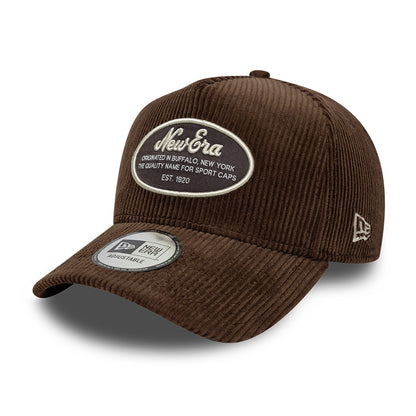 Casquette Snapback 9FORTY NE Patch Cord A-Frame marron NEW ERA