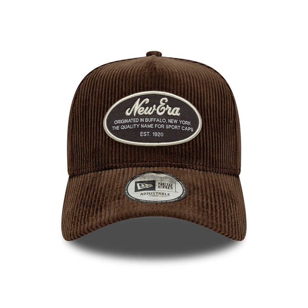 Casquette Snapback 9FORTY NE Patch Cord A-Frame marron NEW ERA