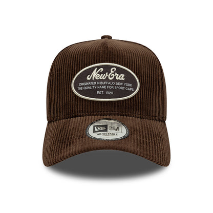 Casquette Snapback 9FORTY NE Patch Cord A-Frame marron NEW ERA