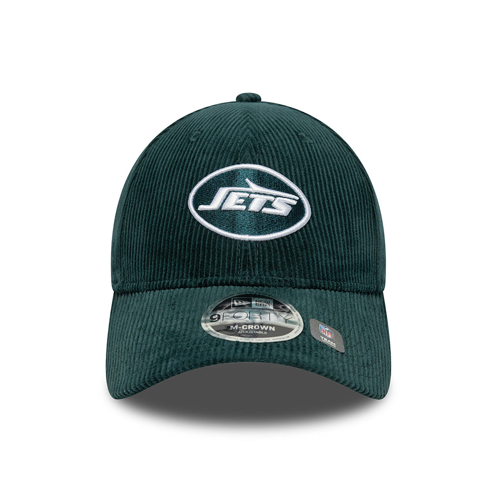 Casquette 9FORTY M-Crown NFL Cord New York Jets turquoise profond NEW ERA