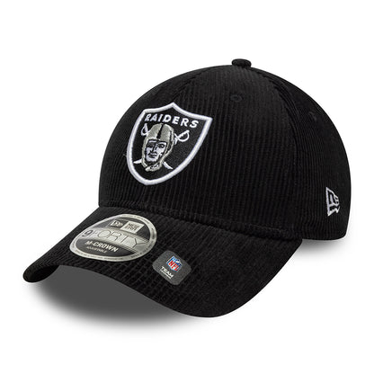 Casquette 9FORTY M-Crown NFL Cord Las Vegas Raiders noir NEW ERA
