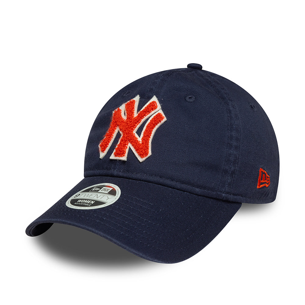 Casquette Femme 9TWENTY MLB Boucle New York Yankees bleu marine-orange NEW ERA