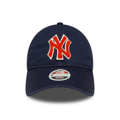 Casquette Femme 9TWENTY MLB Boucle New York Yankees bleu marine-orange NEW ERA