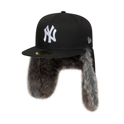 Casquette 59FIFTY MLB World Series Dogear Avec Protège-Oreilles New York Yankees noir NEW ERA