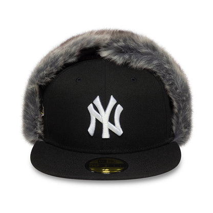 Casquette 59FIFTY MLB World Series Dogear Avec Protège-Oreilles New York Yankees noir NEW ERA