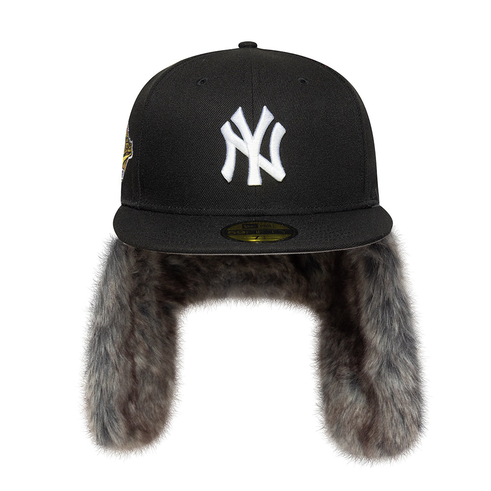 Casquette 59FIFTY MLB World Series Dogear Avec Protège-Oreilles New York Yankees noir NEW ERA