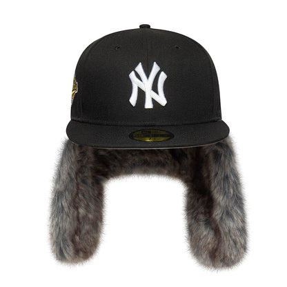 Casquette 59FIFTY MLB World Series Dogear Avec Protège-Oreilles New York Yankees noir NEW ERA