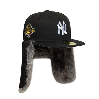 Casquette 59FIFTY MLB World Series Dogear Avec Protège-Oreilles New York Yankees noir NEW ERA