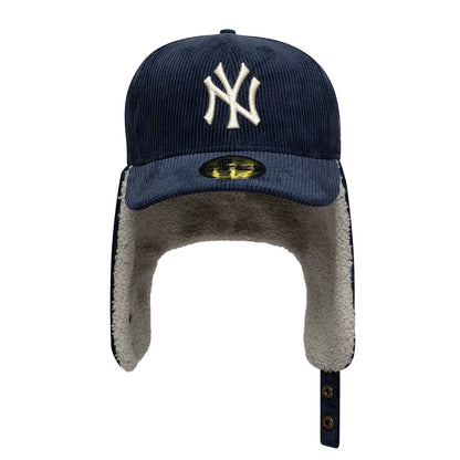 Casquette Avec Protège-Oreilles 59FIFTY MLB Cord Dogear New York Yankees bleu marine NEW ERA