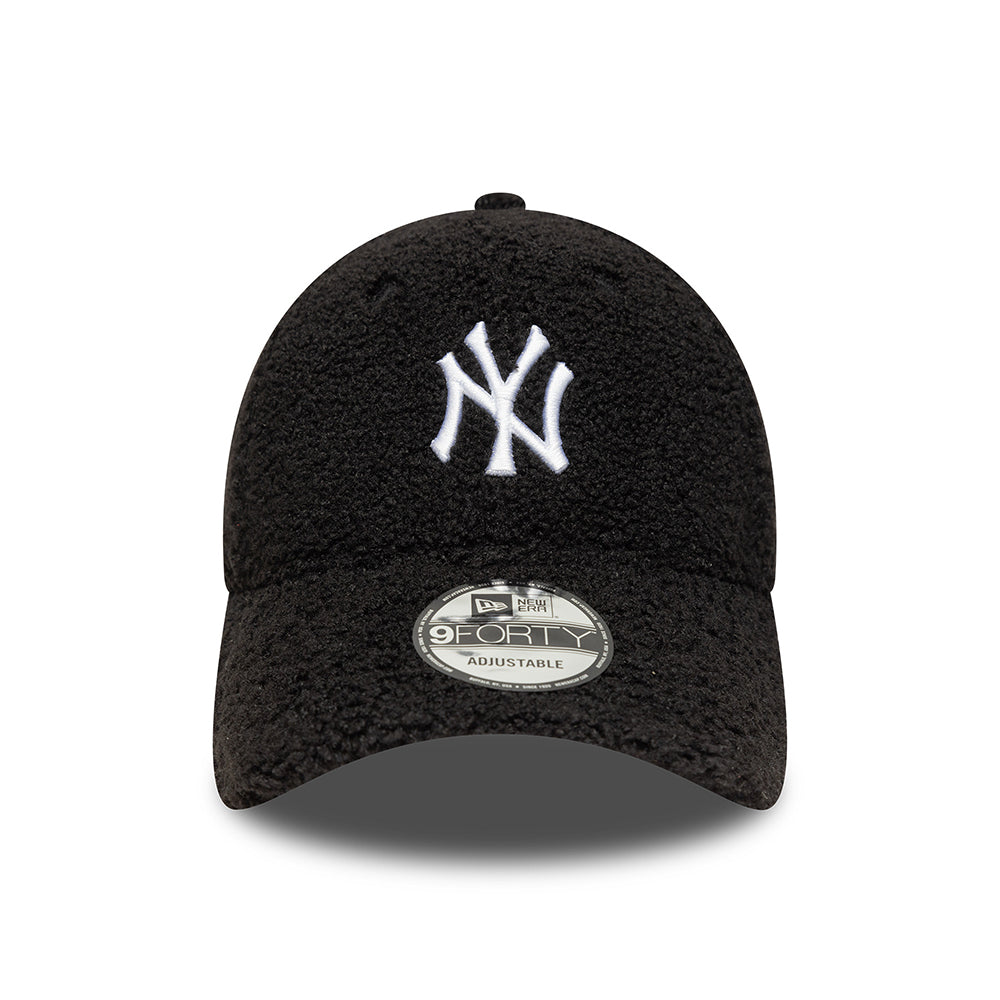 Casquette 9FORTY MLB Winter Borg New York Yankees noir-blanc NEW ERA