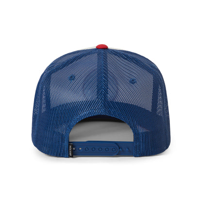 Casquette Trucker Oath MP blanc-rouge-bleu BRIXTON
