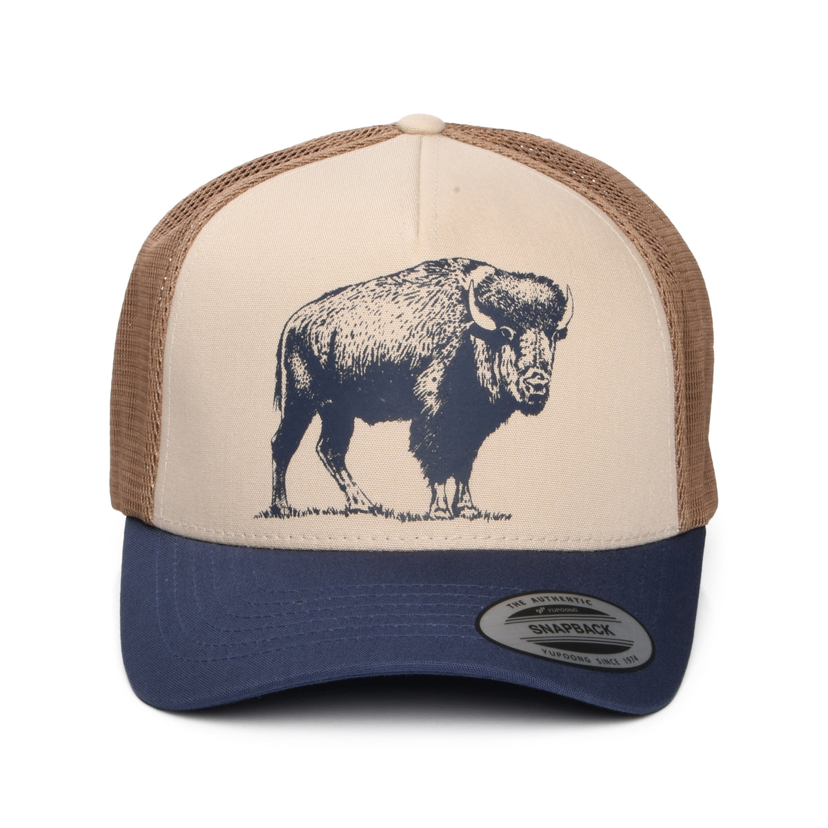 Casquette Trucker Delta Buffalo Roam Road Ready beige-marron-bleu marine COLUMBIA