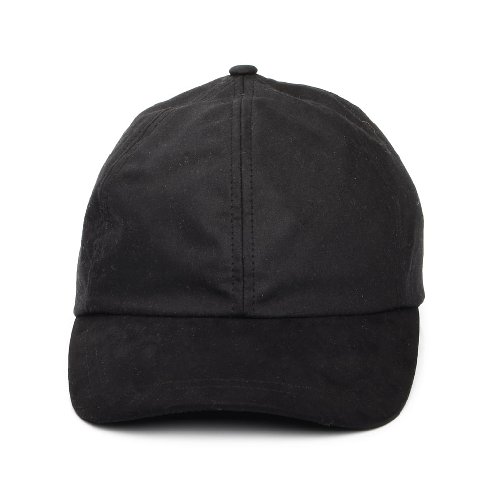 Casquette en Coton Ciré Britannique noir FAILSWORTH
