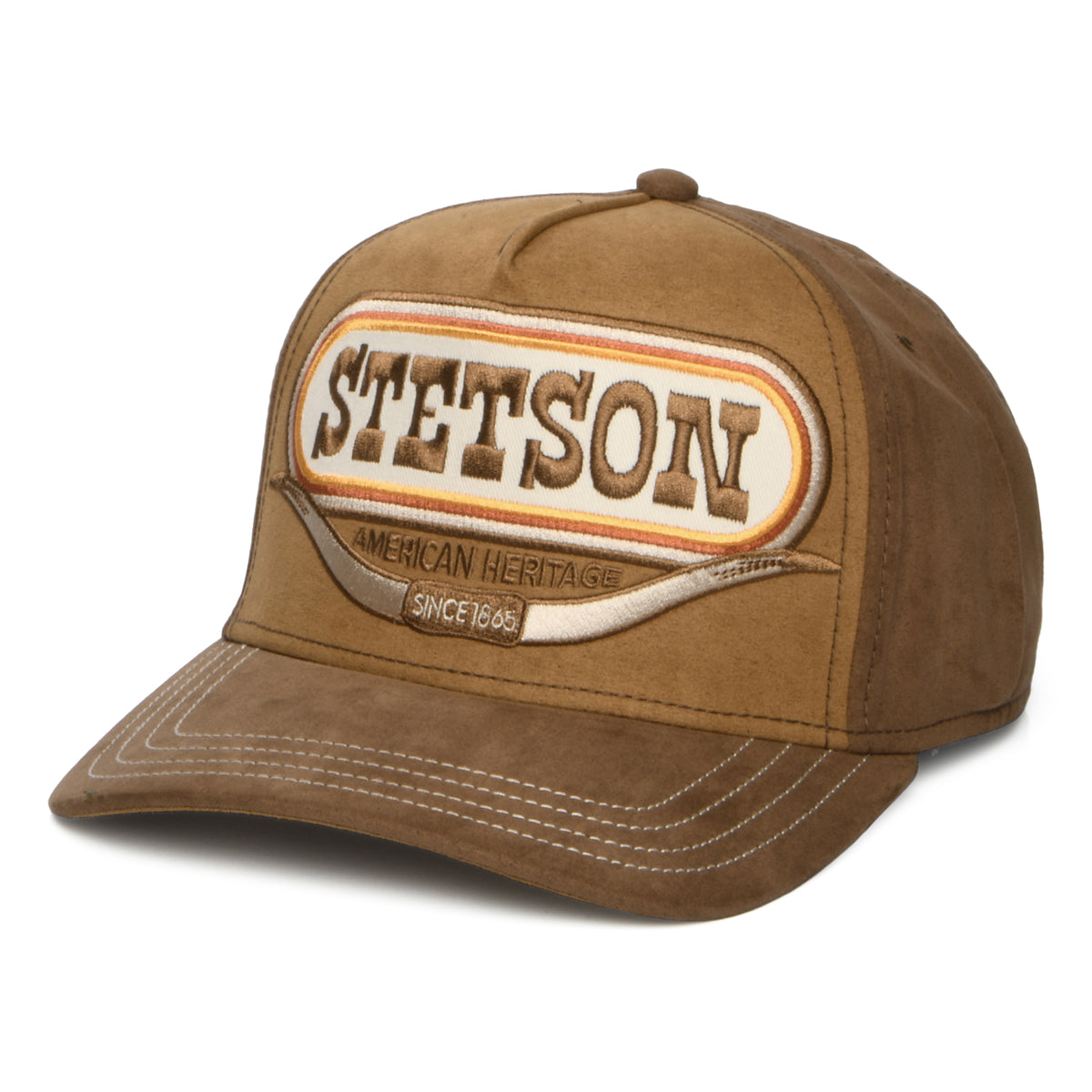 Casquette Snapback Buffalo Horn marron STETSON