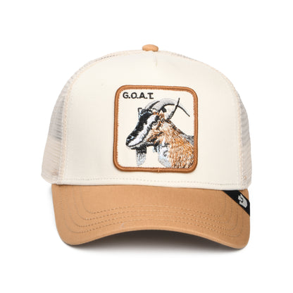 Casquette Trucker Goat crème-beige sable GOORIN