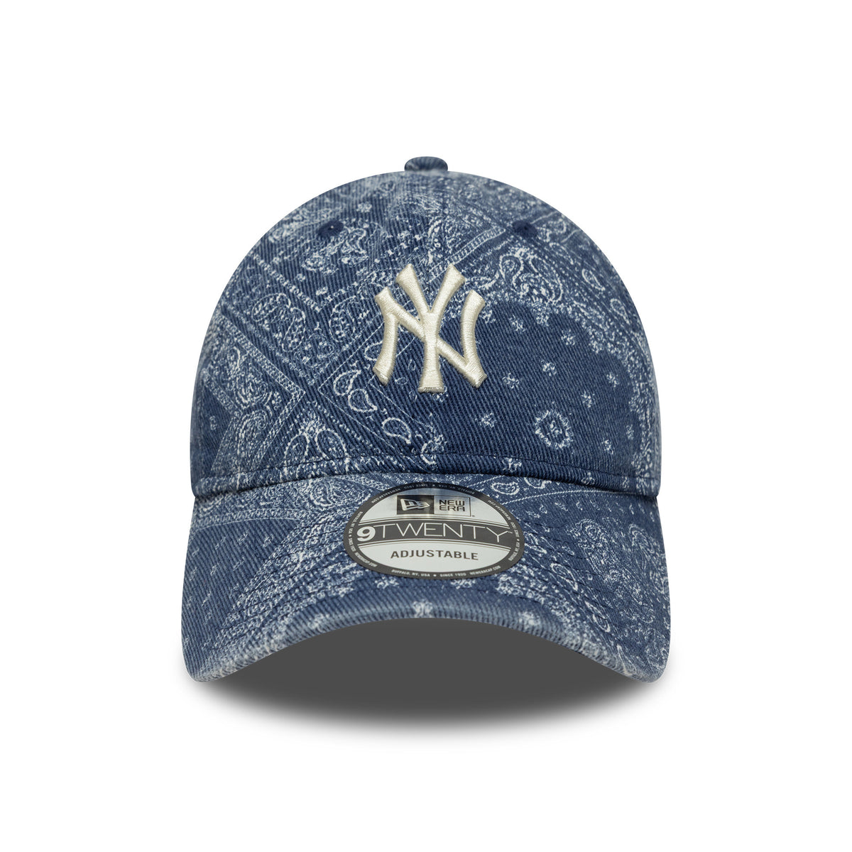 Casquette 9TWENTY - MLB Washed Paisley New York Yankees denim NEW ERA