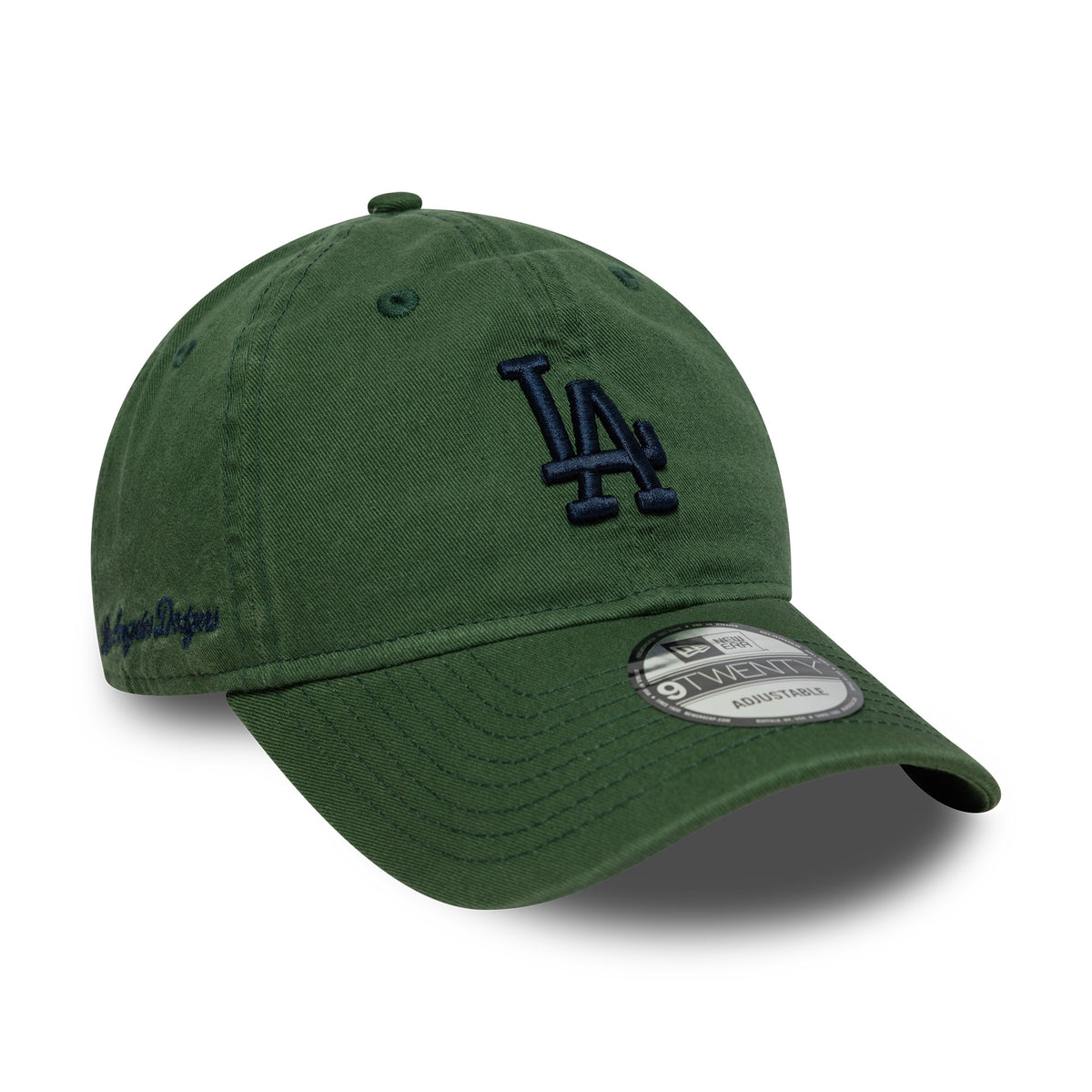 Casquette 9TWENTY - MLB Washed Script L.A. Dodgers vert-bleu marine NEW ERA