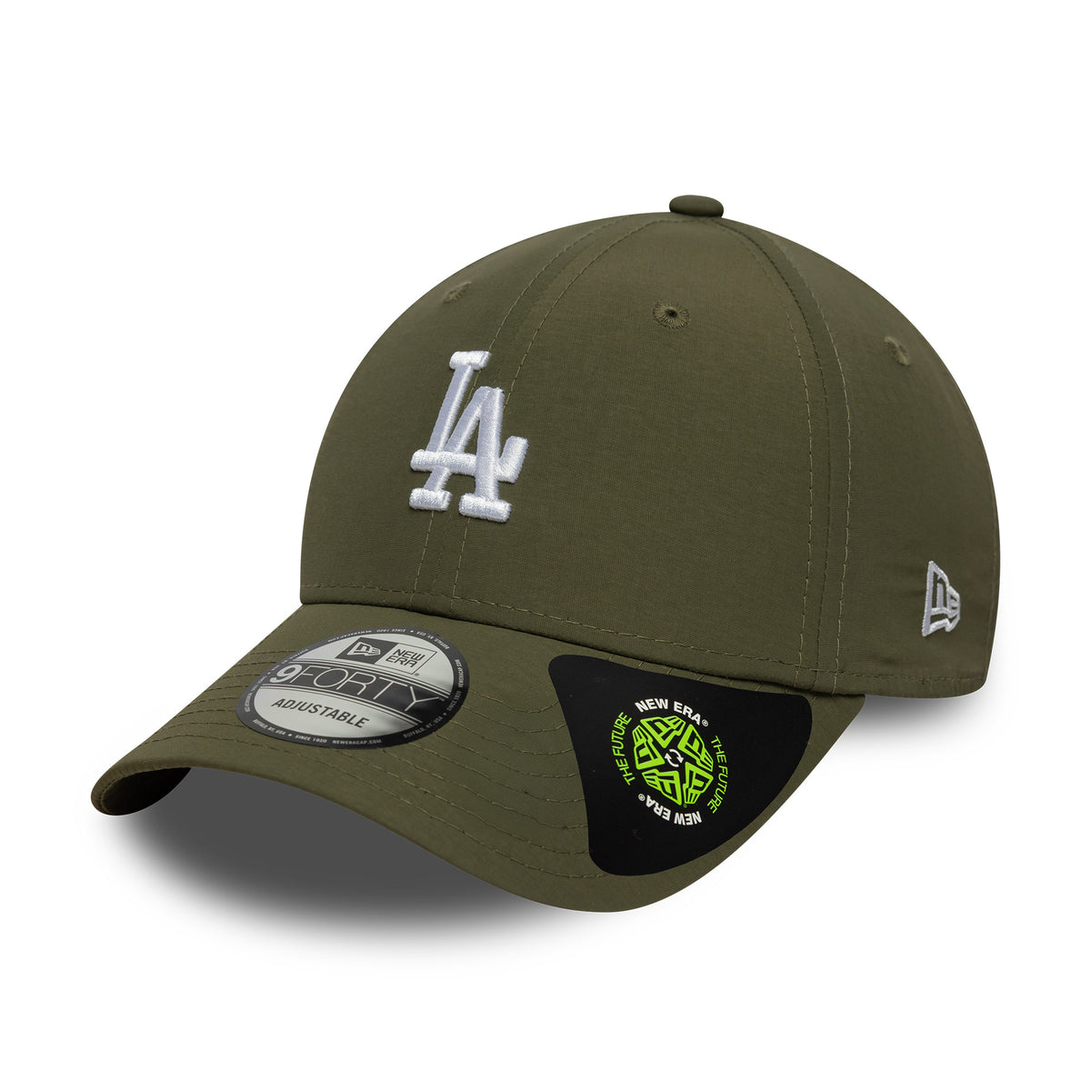 Casquette 9FORTY MLB Recycled Midi L.A. Dodgers olive-blanc NEW ERA