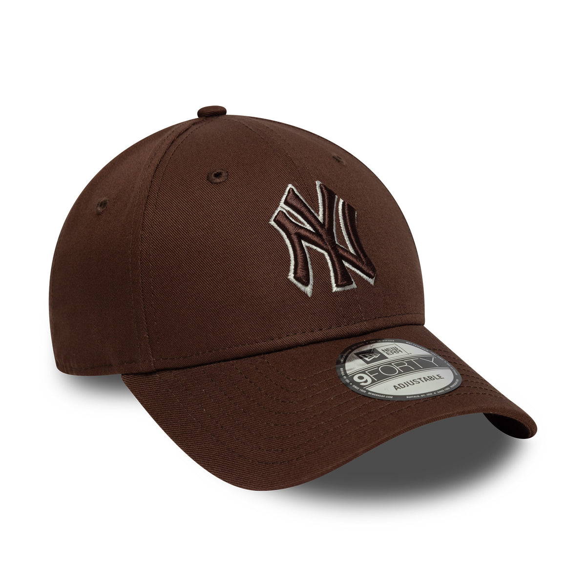 Casquette 9FORTY MLB Outline New York Yankees chocolat-crème NEW ERA