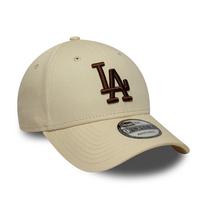 Casquette 9FORTY MLB League Essential L.A. Dodgers crème-chocolat NEW ERA
