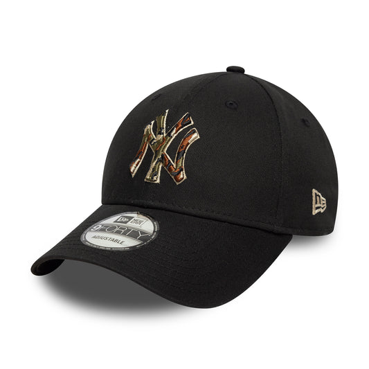Casquette 9FORTY MLB Camo Infill New York Yankees noir NEW ERA