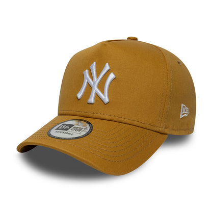 Casquette Snapback 9FORTY MLB League Essential A-Frame New York Yankees ocre-blanc NEW ERA