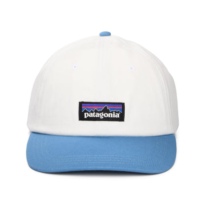 Casquette en Coton Bio P-6 Label Trad blanc-océan PATAGONIA