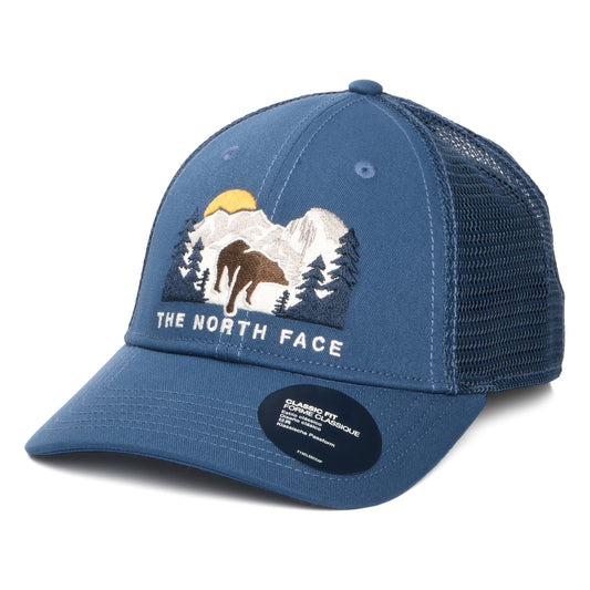 Casquette Trucker Recyclé Embroidered Mudder bleu fumé THE NORTH FACE