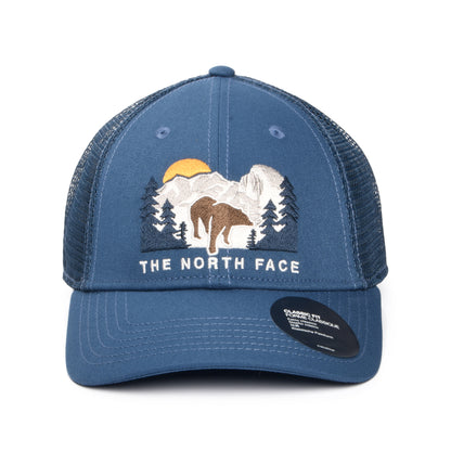 Casquette Trucker Recyclé Embroidered Mudder bleu fumé THE NORTH FACE