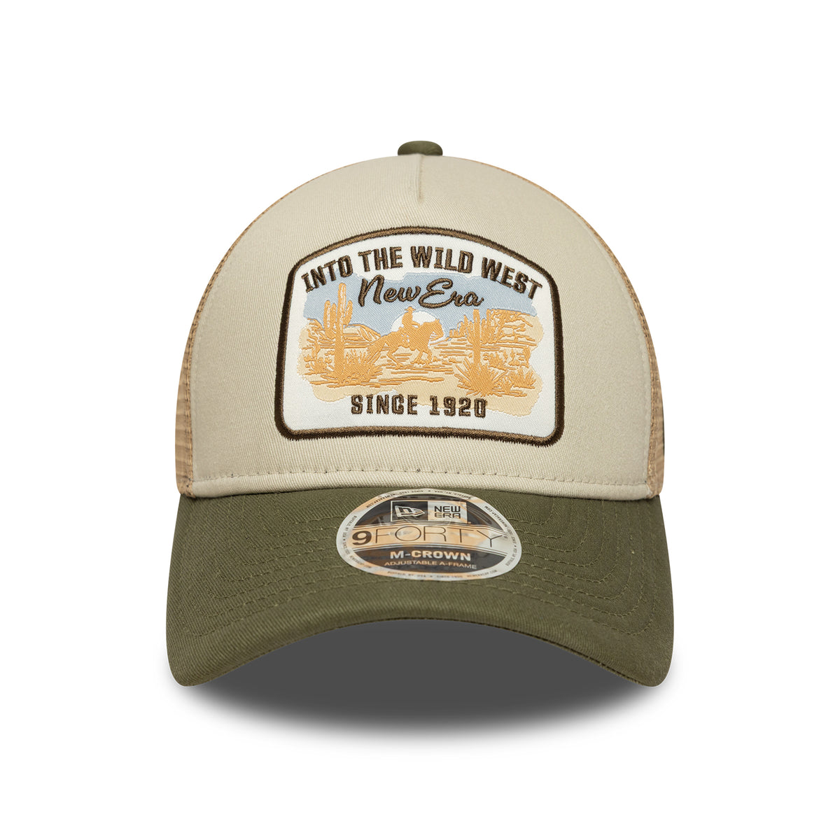 Casquette Trucker 9FORTY M-Crown Contrast Patch A-Frame pierre-olive NEW ERA