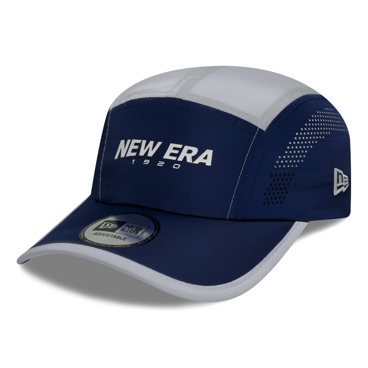 Casquette 5 Panel Colourblock Runner bleu marine-gris NEW ERA