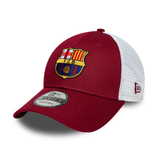 Casquette Trucker 9FORTY FC Barcelone League cardinal-blanc NEW ERA