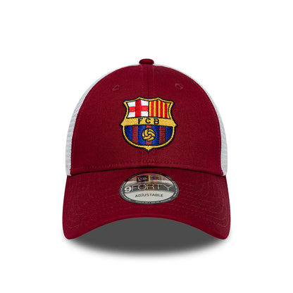 Casquette Trucker 9FORTY FC Barcelone League cardinal-blanc NEW ERA