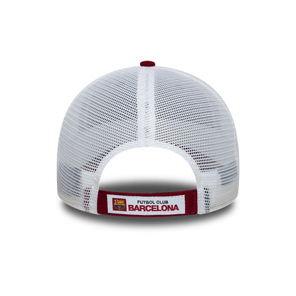 Casquette Trucker 9FORTY FC Barcelone League cardinal-blanc NEW ERA