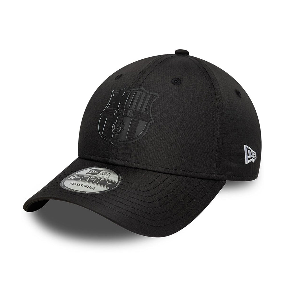 Casquette 9FORTY FC Barcelone Ripstop noir sur noir NEW ERA