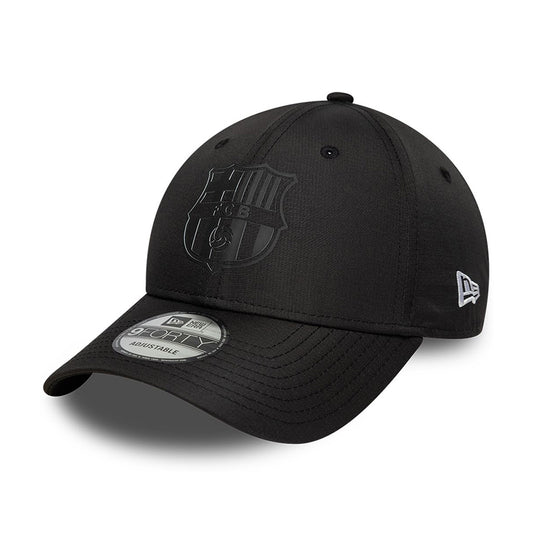 Casquette 9FORTY FC Barcelone Ripstop noir sur noir NEW ERA