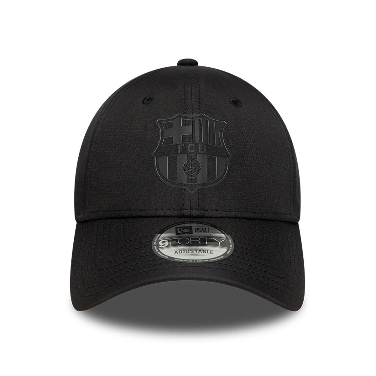 Casquette 9FORTY FC Barcelone Ripstop noir sur noir NEW ERA