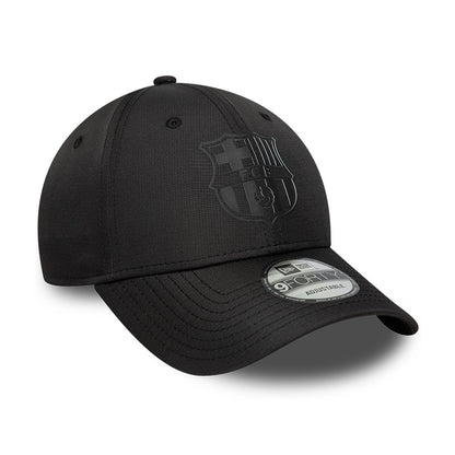Casquette 9FORTY FC Barcelone Ripstop noir sur noir NEW ERA