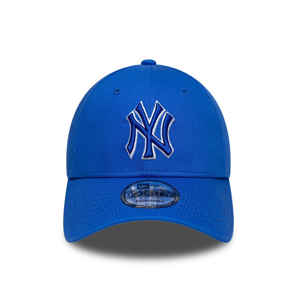 Casquette 9FORTY New York Yankees MLB Team Outline bleu vif-blanc NEW ERA
