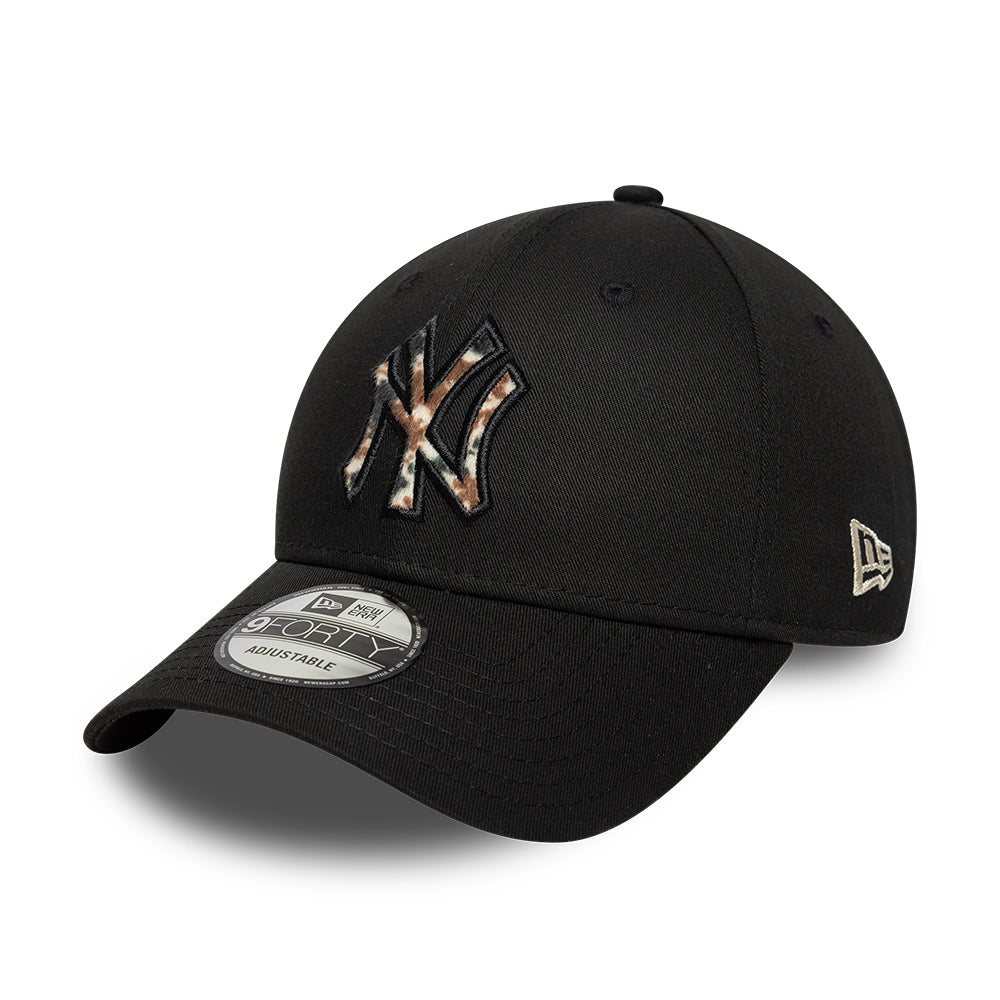 Casquette 9FORTY New York Yankees MLB Faux Pony Infill noir NEW ERA